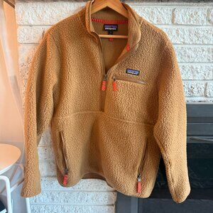 Patagonia Retro Pile Marsupial Pullover in nest brown - size M